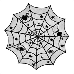 Halloween Decoration Set Fireplace Cloth Table Cloth Spider Decorations