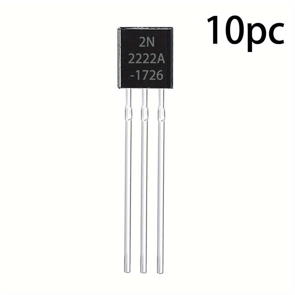 10pcs 2N2222 Transistors NPN 40V 600mA 300MHz 625mW