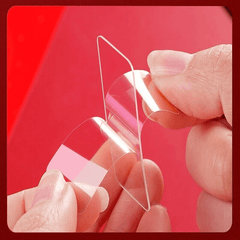 60pcs Transparent Double-Sided Adhesive Tape Non-marking Washable Sticker