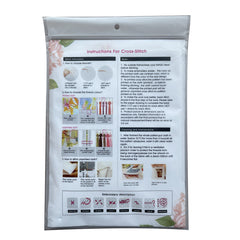 Lavender Vase Flowers Cross Stitch Kit DIY Needlework Home Decor