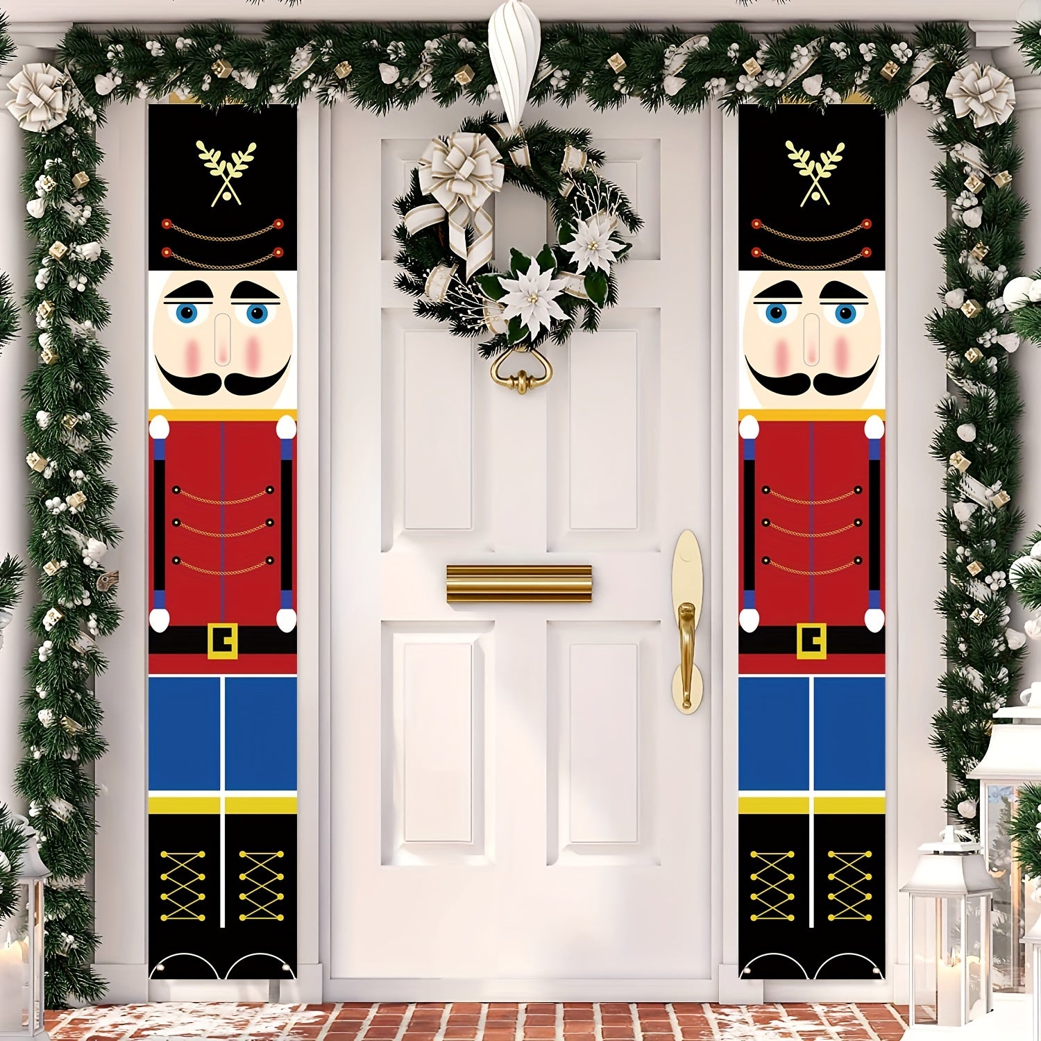 Festive Nutcracker Banners - Christmas Party Decor