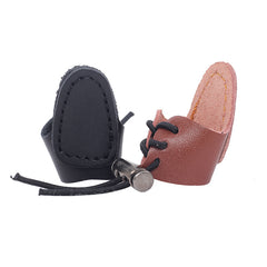 Adjustable Leather Archery Finger Tab Double-Layer Protector