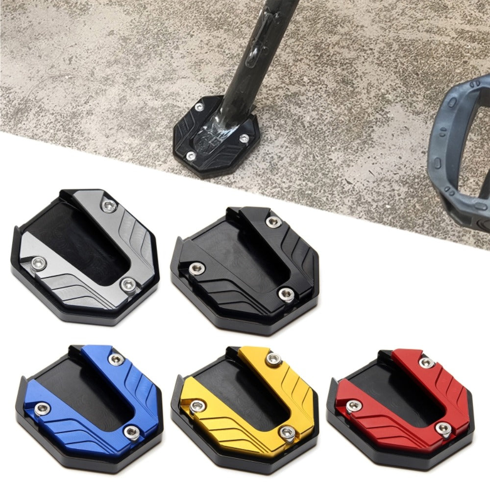 Motorcycle Kickstand Extender Foot Side Stand Plate Anti-skid Base