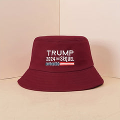 Embroidery Bucket Hat Cotton Sunshade Fisherm