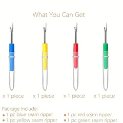4pcs Sewing Thread Remover Thread Removal Tools