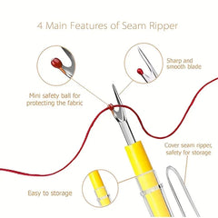 4pcs Sewing Thread Remover Thread Removal Tools