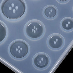 DIY Resin Button Silicone Mold Clothes Botton Resin Mold