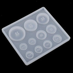 DIY Resin Button Silicone Mold Clothes Botton Resin Mold