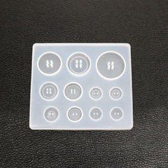 DIY Resin Button Silicone Mold Clothes Botton Resin Mold