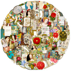 100pcs Medieval Retro Stickers Classic Nostalgic Handbook For DIY Accessories
