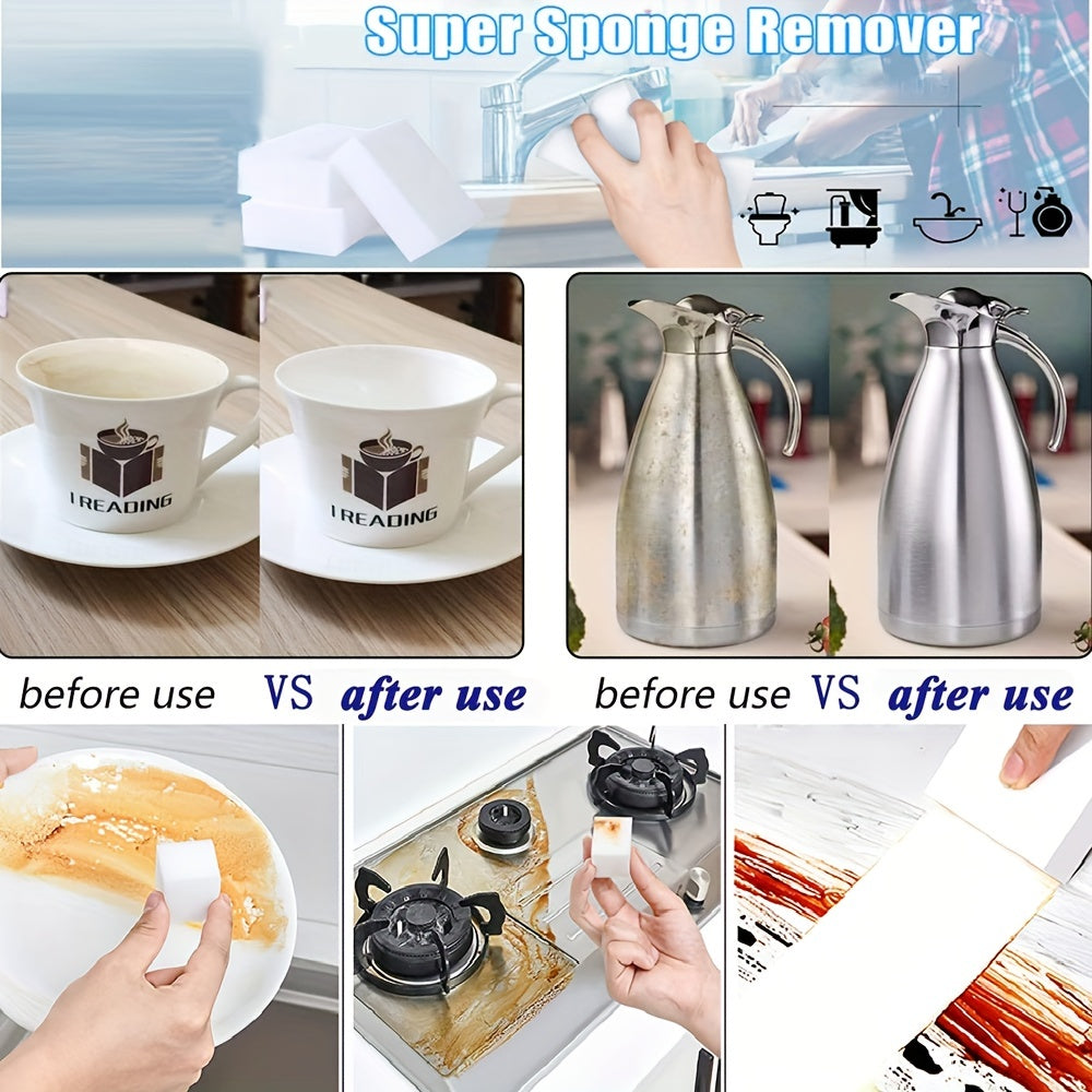 10pcs Magic Cleaning Sponges Eraser Melamine Sponge Foam Pads