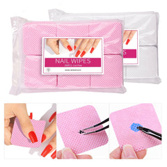 300pcs Non-woven Nail Pads for Quick Nail Polish Removal