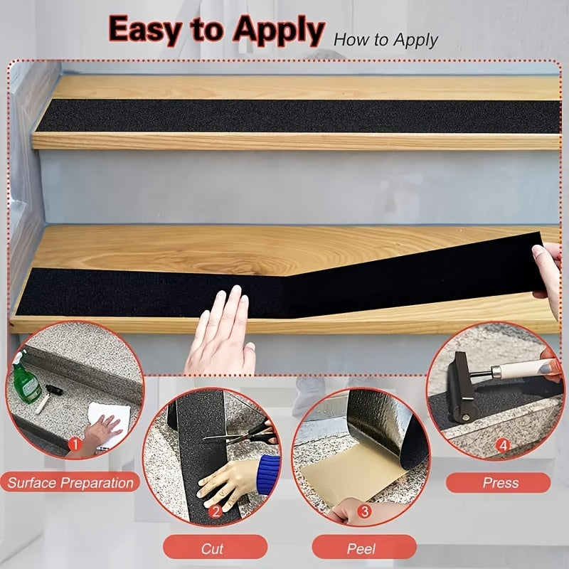 Outdoor Non-slip Sticker Tape - High Friction Traction Tape for Stair Safety