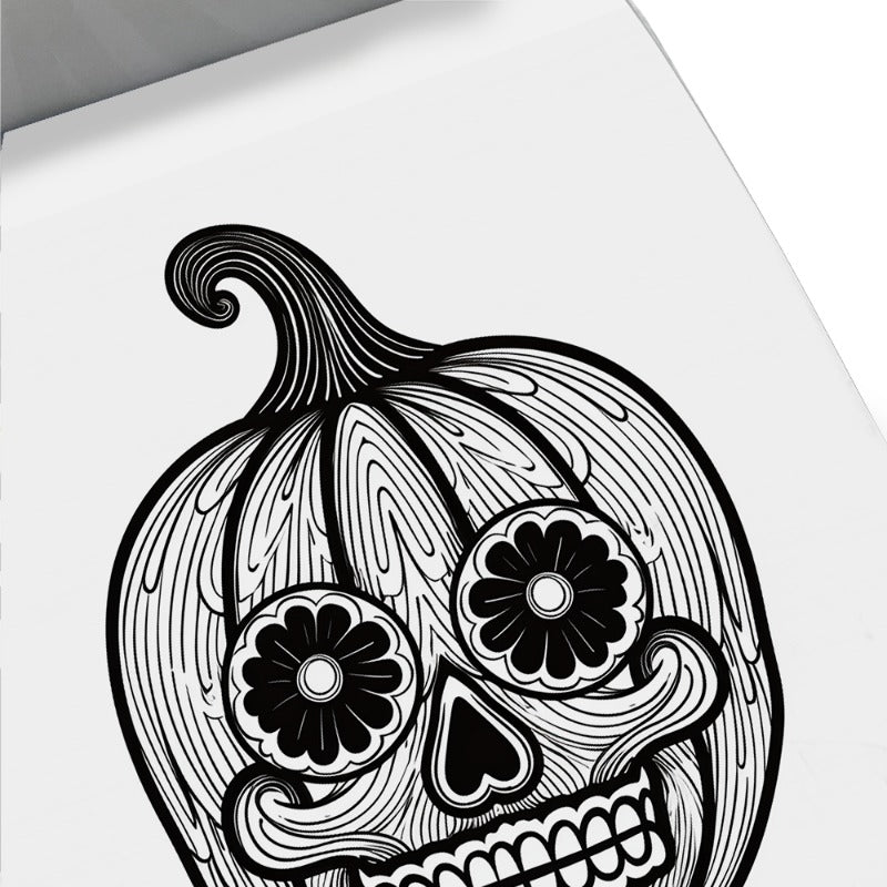 Adult Halloween Coloring Book Pumpkin Witch Haunted House 20 Pages