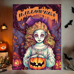 Adult Halloween Coloring Book Pumpkin Witch Haunted House 20 Pages