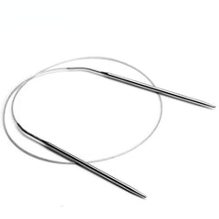 11pcs Stainless Circular Knitting Needles Crochet Weaving Pins Needlework Tools