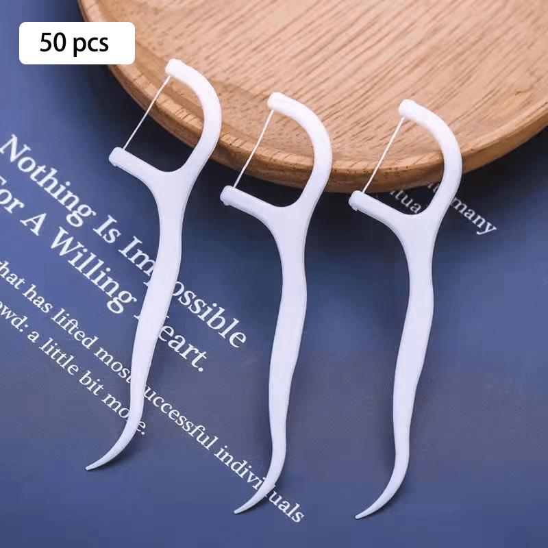 Disposable Dental Floss Picks - Complete Clean - 50pcs/100pcs