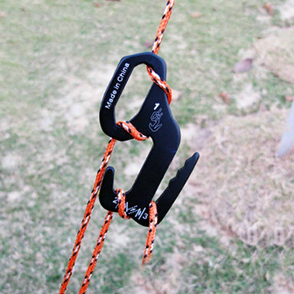 Aluminum Alloy Tent Hook Wind Rope Tightener Camping Accessories