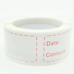 Reusable Freezer Labels for Food Storage Containers & Lids