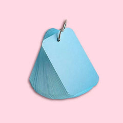 50pcs Colorful Blank Card Paper Set English Word Message Greetings Small Cards