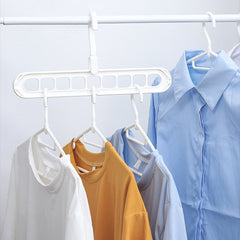 9-Hole Hanger Organizer for Vertical Storage