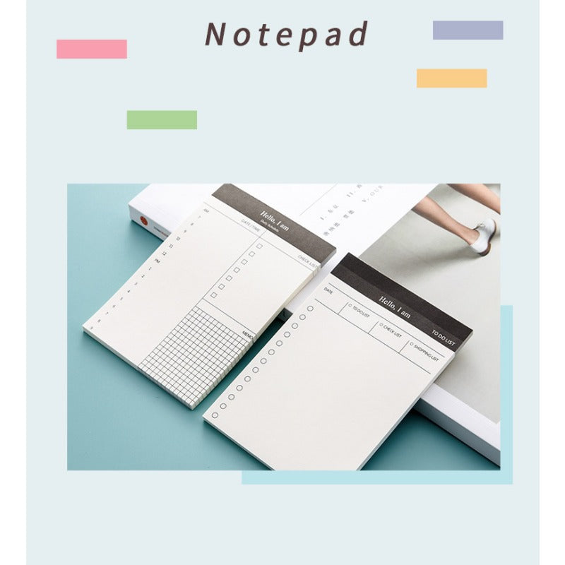 Minimalistic Desktop Calendar Notepad - 50 Sheets