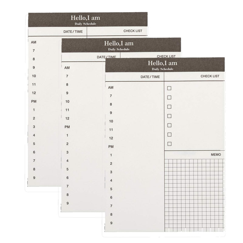 Minimalistic Desktop Calendar Notepad - 50 Sheets
