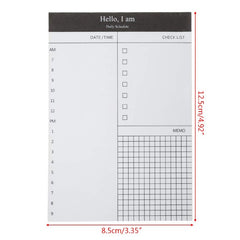 Minimalistic Desktop Calendar Notepad - 50 Sheets