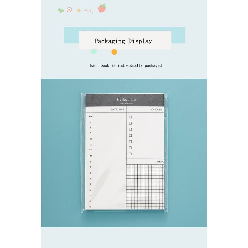 Minimalistic Desktop Calendar Notepad - 50 Sheets