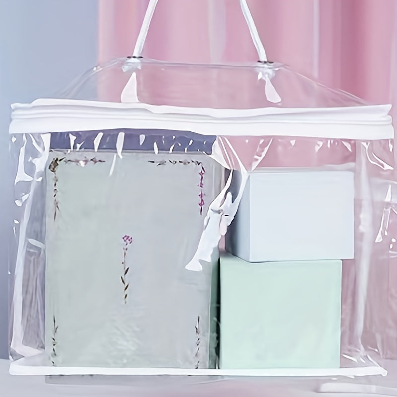 Transparent PVC Storage Bag Waterproof Bedding Blanket Organizer