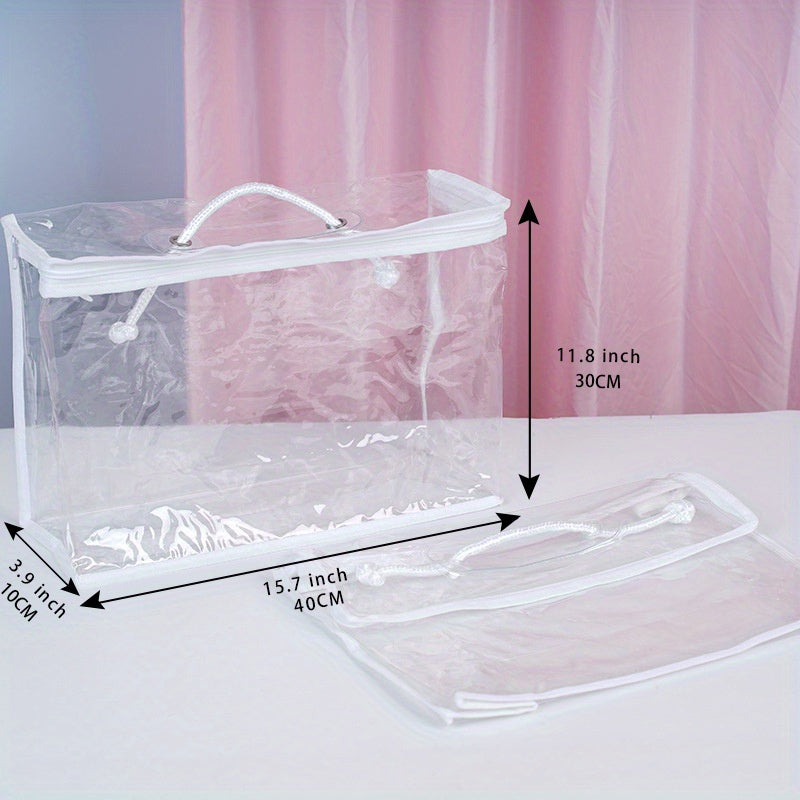 Transparent PVC Storage Bag Waterproof Bedding Blanket Organizer