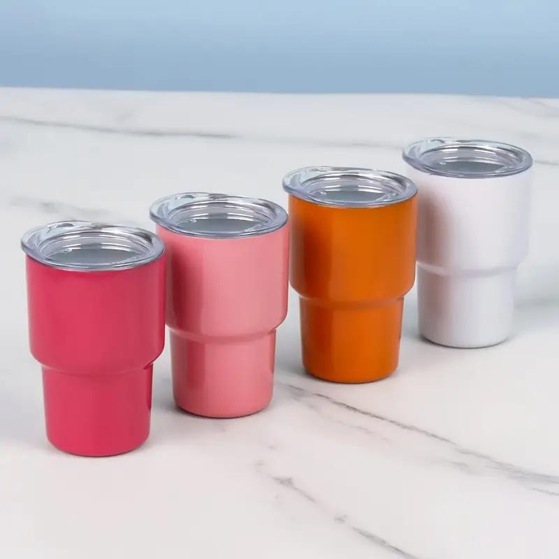 2oz Mini Mug Stainless Steel Shot Glass with Lid