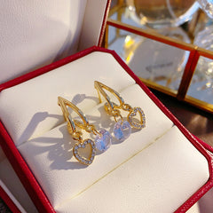 Love Heart Earrings Female Earrings Gift