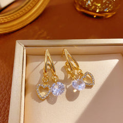 Love Heart Earrings Female Earrings Gift