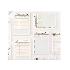 1pc 60 Sheets Planner Anniversary Diary Student Journal Punch Card Annual Calend