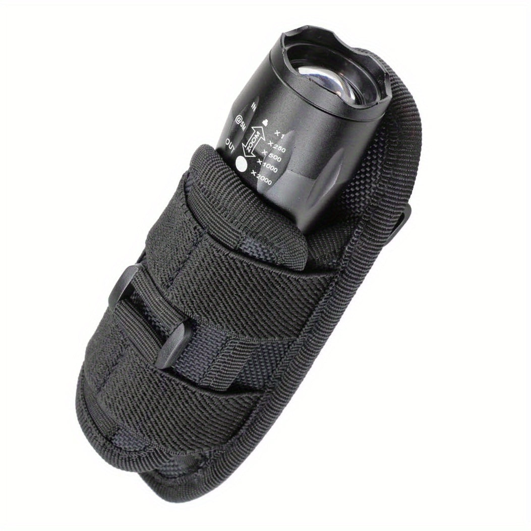 Flashlight Pouch Holster with Belt Clip