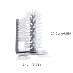 Glass Cleaner Bottles Brush Cup Cleaning Brush Kitchen Glass Washing Brush