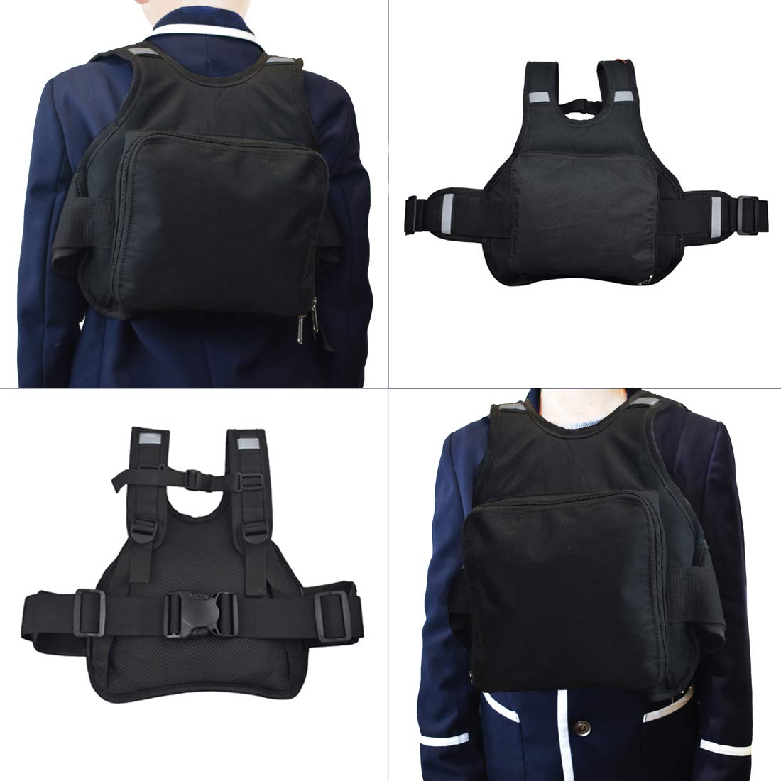 Reflective Kids Motorcycle Safety Belt Foldable Harness