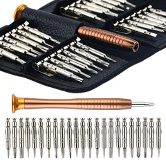 25-in-1 Precision Screwdriver Set for Mobile Laptop Glasses Camera Repair Tool