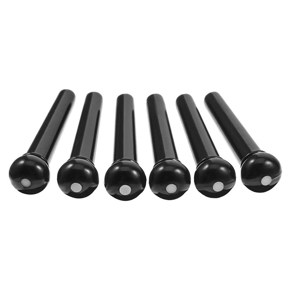 Acoustic Guitar Bridge Pins Pegs Set 6pcs with Puller Remover Tool