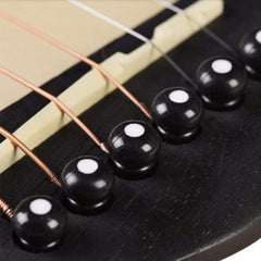 Acoustic Guitar Bridge Pins Pegs Set 6pcs with Puller Remover Tool