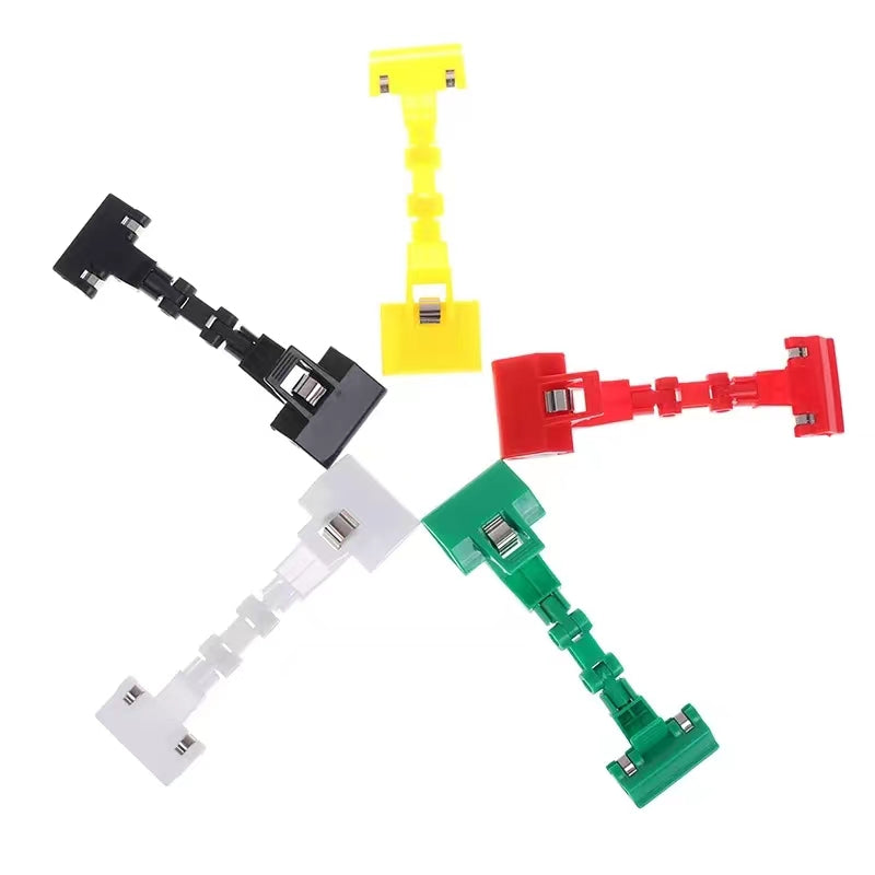 Office Supermarket Fruit Shop Label Clip POP Double Head Advertising Clip
