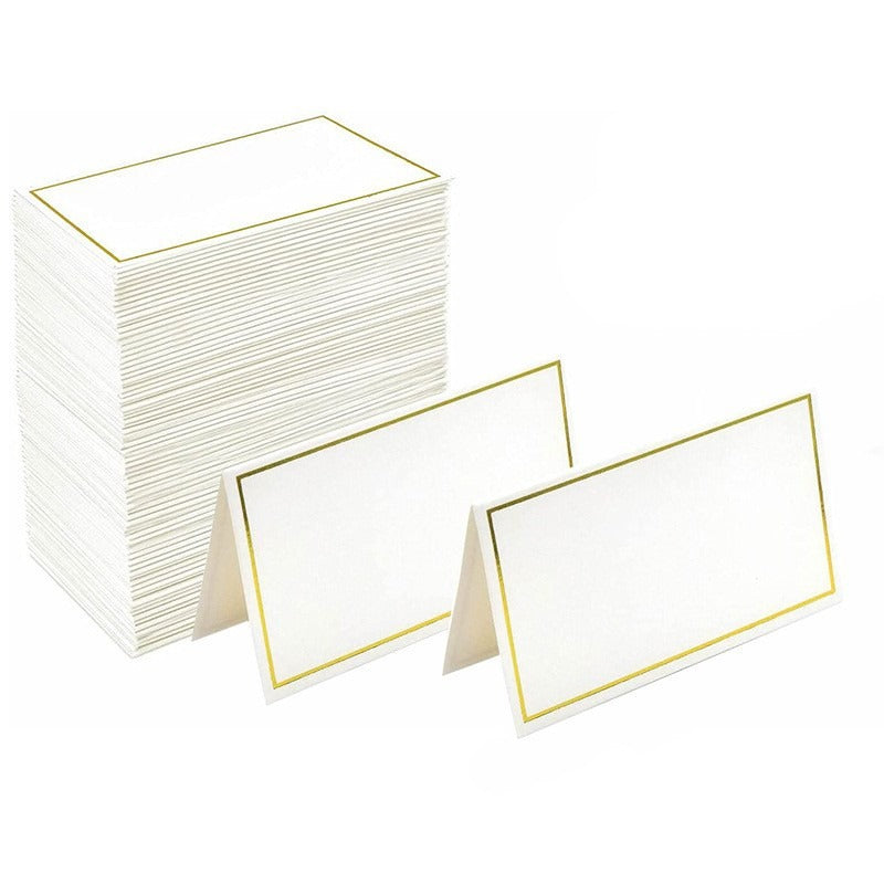 20pcs Acrylic Place Cards Transparent Acrylic Shelf Rectangle Blank Plate