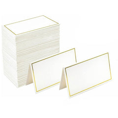20pcs Acrylic Place Cards Transparent Acrylic Shelf Rectangle Blank Plate