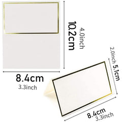 20pcs Acrylic Place Cards Transparent Acrylic Shelf Rectangle Blank Plate