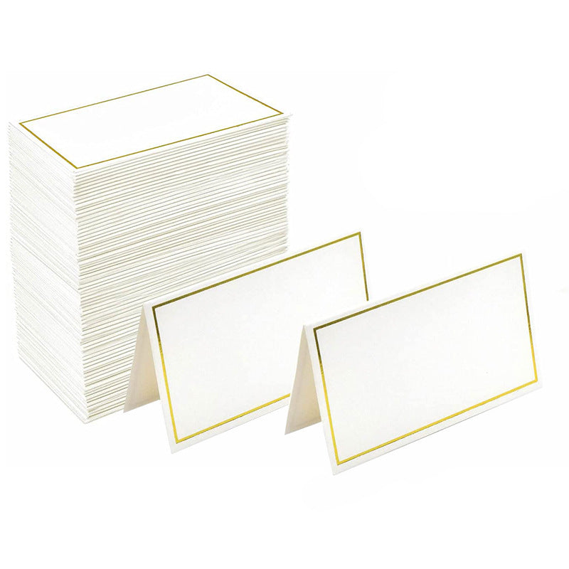 20pcs Acrylic Place Cards Transparent Acrylic Shelf Rectangle Blank Plate