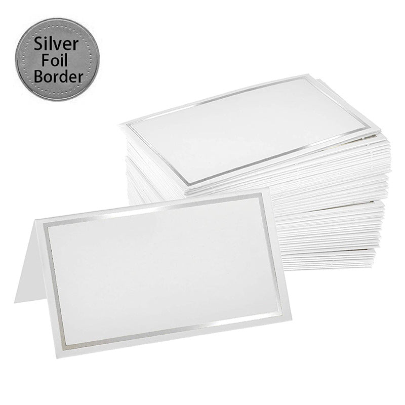 20pcs Acrylic Place Cards Transparent Acrylic Shelf Rectangle Blank Plate