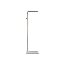 Metal Coat Rack Freestanding Marble Base Entryway Coats Hanger Stand Hooks