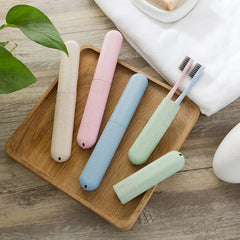 Wheat Straw Toothbrush Holder for Travel
