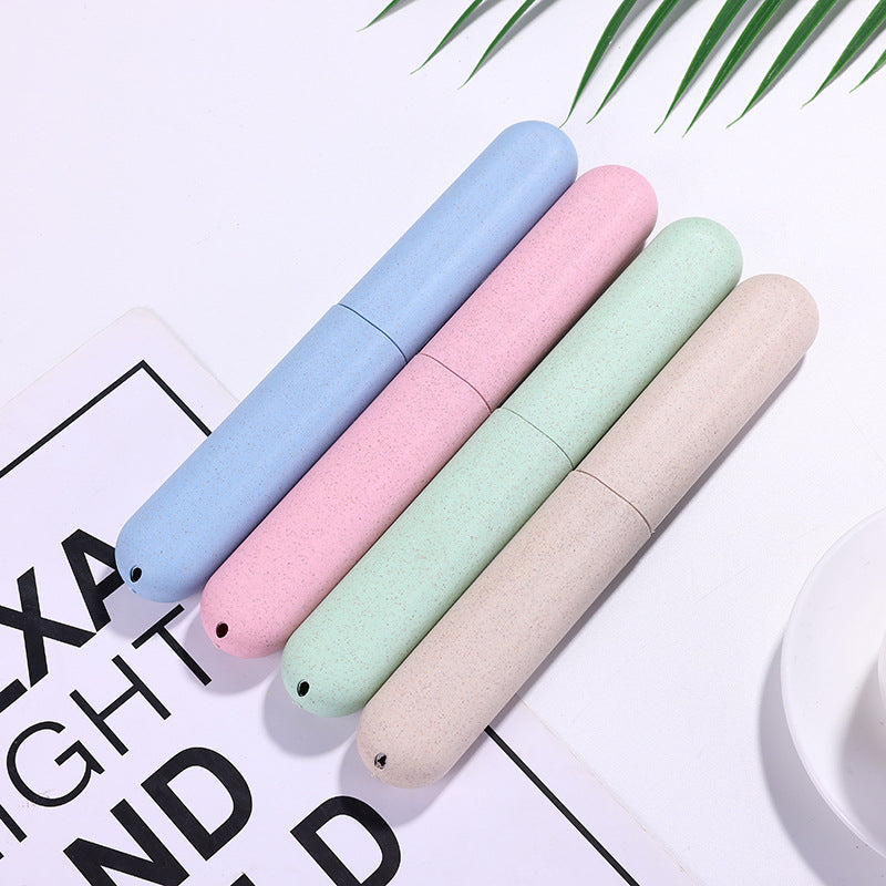 Wheat Straw Toothbrush Holder for Travel